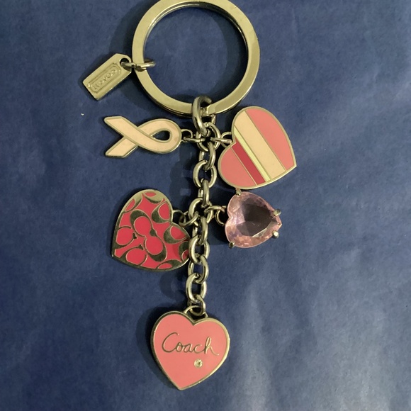 Coach Handbags - Coach Breast Cancer Awareness Keychain